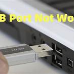 usb slot not working